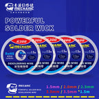 10pcs/Lot Mechanic Solder Wick Remover Desoldering Braid Wire Sucker Cable Wire 1.0/1.5/2.0/2.5/3.0/3.5/4.0mm Welding Accessory