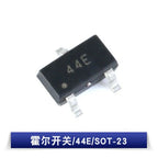10PCS S49E 49E 44E SOT-23 Hall Effect Sensor Switch Hall Element SOT23 SS49E A3144E SOT AH49E HAL3144 High Sensitivity In Stock