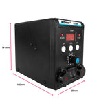 Hot air gun 858D 8586 2 in 1 soldering station 700W 110V 220V BGA Rework SMD SMT welding repair tool Heat gun LED Digital Solder