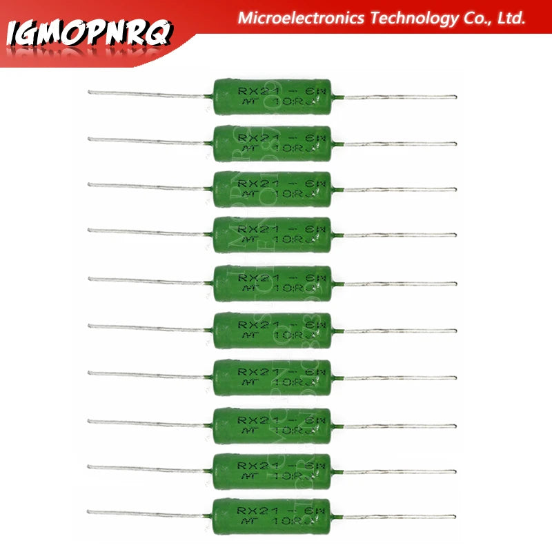 5PCS RX21-6W Wire Wound Resistance 5%1R 10R 100R 1K 10K 12K 15K 18R 20R 22R 24R 27R 30R 33R 36R RX21 igmopnrq