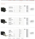 XB2-ED21 XB2-ED25 XB2-ED33 XB2-ED33 2/3 Positions 1N0/1NC&1NO/2NO Latching  Self-Locking /Momentary Selector Push Button Switch