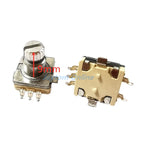 2pcs EC11 Rotary Encoder Code Switch With Push Button30 Position 360 Degree Infinite Rotation SMD 5pin Plum Shaft