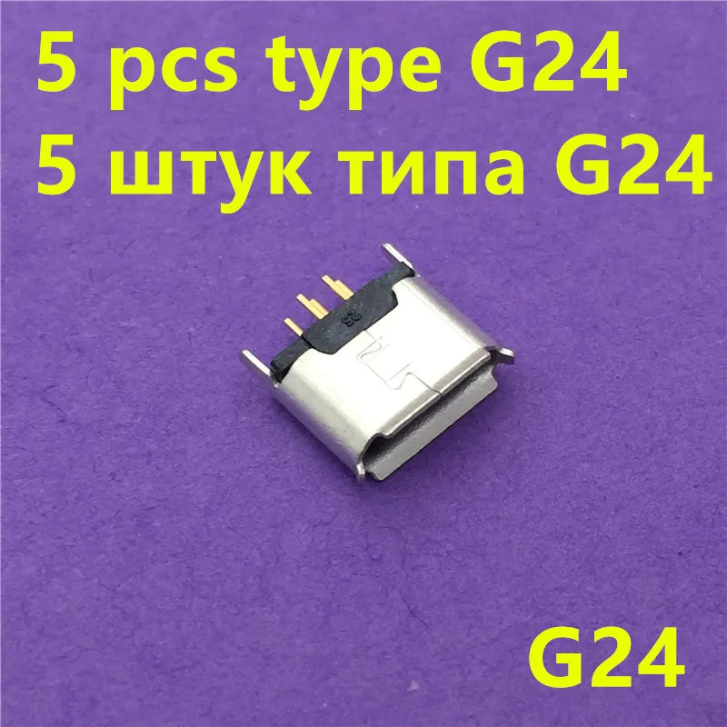 20Models Micro USB 5pin Female Connector For Mobile Phone Charging SMT Socket Data Jack Connector Port PCB Board Drop Shipping