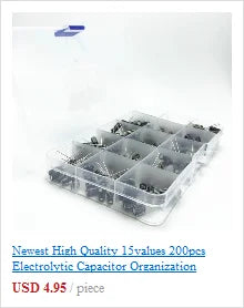 50pcs/lot 3296W Series 500R 1K 2K 5K 10K 20K 50K 100K 200K 1M Multi-turn Potentiometer 10K Variable Resistors with Box Set