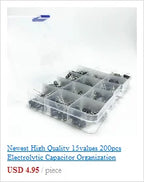 50pcs/lot 3296W Series 500R 1K 2K 5K 10K 20K 50K 100K 200K 1M Multi-turn Potentiometer 10K Variable Resistors with Box Set