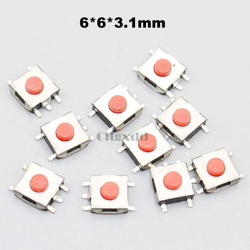 Cltgxdd 10PCS Car Remote Control Touch Switches Push Button Tact Switches for Hyundai, Nissan, Honda, VW, Toyota, Kia, Peugeot