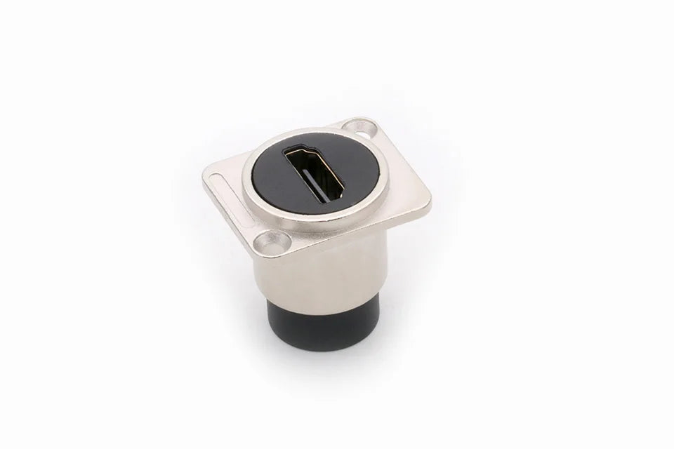 1PC D Type Chassis Connector, D Female Socket Panel Mounted Connector HDMI-Compatible