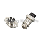 1 Set Aviation Plug and Socket GX16-2/3/4/5/6/7/8/9/10P 16MM Rhombus Flange Seat DF16 Series Aviation Column Connector