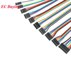 Dupont Line 20cm 2.54mm Female to Female 2P/3P/4P/5P/6P/7P/8P/9P/10P/12P/20P Color Breadboard Cable Jump Wire Jumper For Arduino