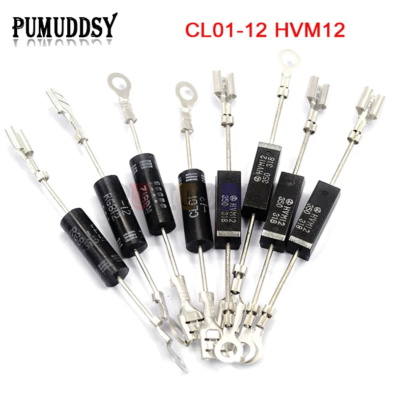 10PCS HVM12 CL01-12 Microwave Oven High Voltage Diode Rectifier Wholesale Electronic bxv Each 5PCS