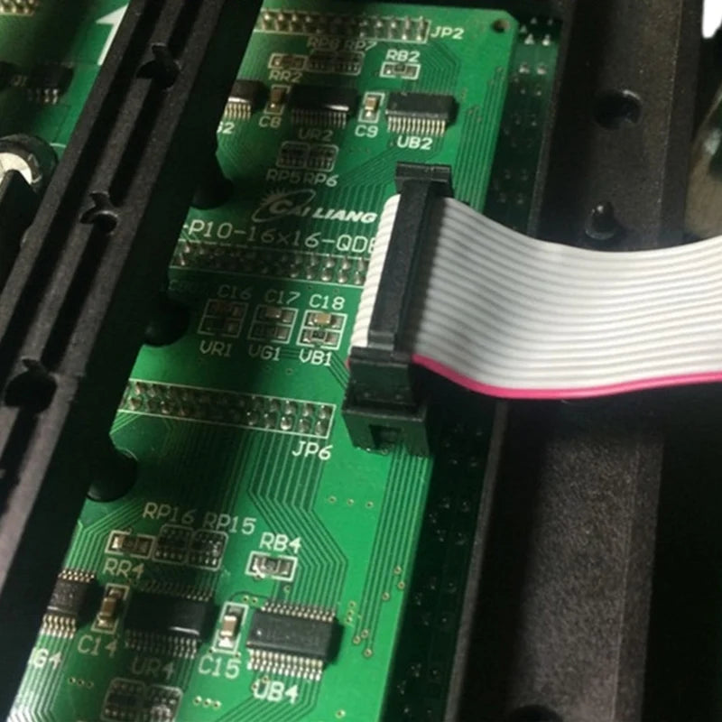 Flat Ribbon Data Cables 16pin for LED Display Receiving Card Connection Pure Copper Signal 20cm 40cm 60cm 80cm 100cm Length