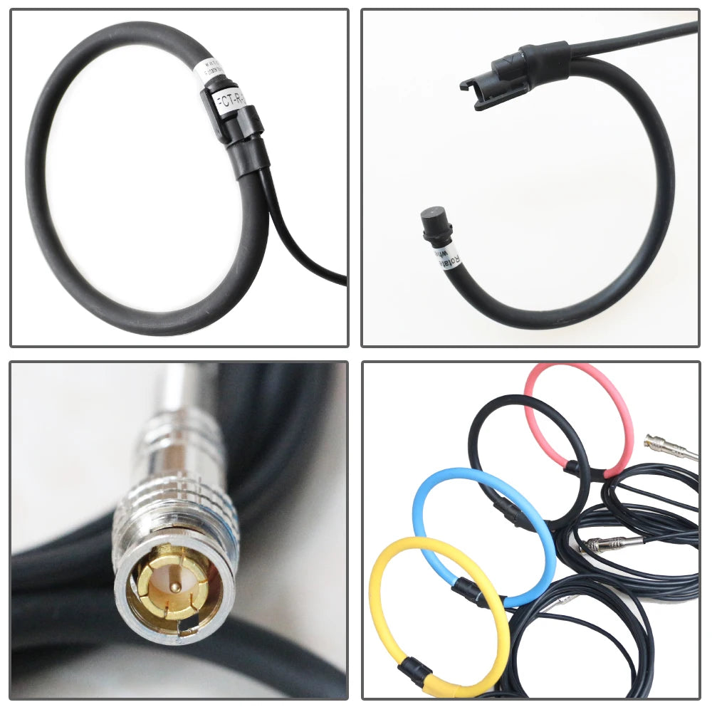 Rogowski Sensor FRC510 with BNC 1000A/100mV 50Hz Flexible current transformer Rope CT for Digitalize power and industrial grid