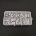50pcs FFC FPC Connector 1.0mm 4/6/8/10/12/14/16/20/22/24 Pin Top Contact Flat Cable Connector Socket Sets