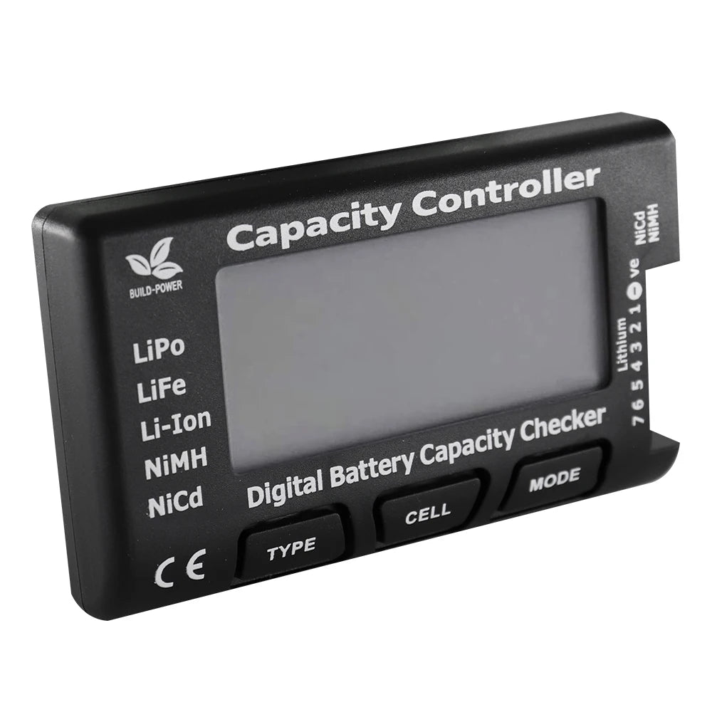 LCD Digital Battery Capacity Checker CellMeter RC CellMeter8 2-8S 4-8S Servo LiPo Li-lon NiMH Battery Tester RC CellMeter7