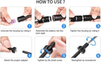 Universal Laser Bore Sight Kit .177 .22 to.64 Rifle Collimator Boresighter Laser Pointer Collimator Sight
