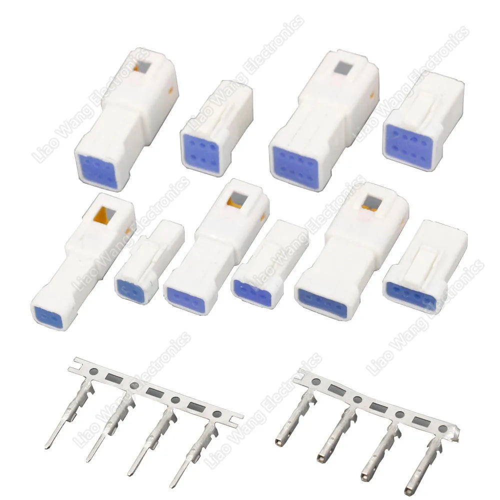 1 Set 2/3/4/6/8P JST Series Male Female Docking Sockets Butt Plugs JST02R-JWPF-VSLE Automobile Waterproof Connectors