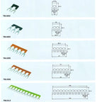 Terminal Block Connector Connection Strip Terminal Block Short Piece Connector TB Series 15A/25A