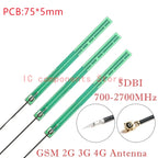 5PCS 2.4Ghz 4G 5G WIFI Internal Antenna FPC PCB 5dBi 8dBi IPX Connector Solder Omni Buletooth Antenna 3dBi IEEE b/g/n WLAN