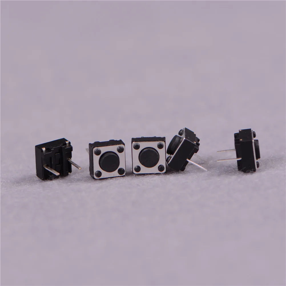 50Pcs Momentary Tactile Tact Push Button Switch 2 Pin DIP 6x6x4.3mm High 4.3mm