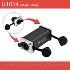 1pc New Arrival Waterproof Network Connector RJ45 Ethernet Connector Female Panel Mount Sockets IP65 Level