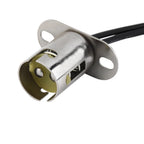 6pcs 1157 BA15D BAY15D 1156 BA15S BA9S Auto Car Turn Signal LED Light Bulb Wire Adapter Lamp Socket Holder