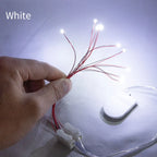 10pcs 0805 SMD Led Lamp Plus 1pc Free 3V CR2032 Button Cell Battery Box Without Battery Model Train DIY Model Making/Diorama