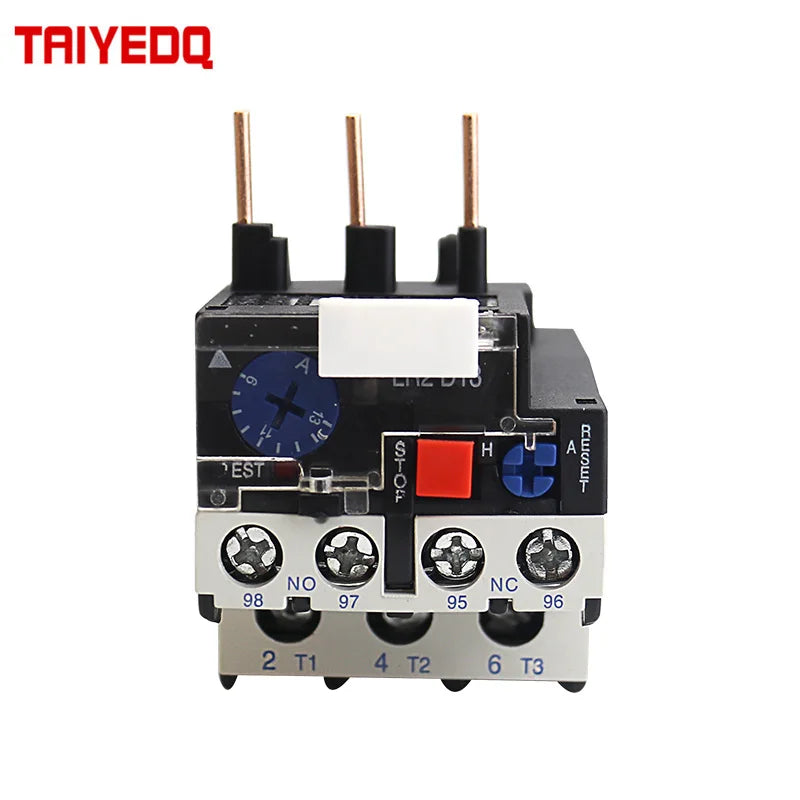 JR28 Thermal Overload Relay 1.6A 2.5A 4A 6A 8A 10A 13A 18A 25A LR2D13 Adjustable Thermal Relay Over Current Protection Relay