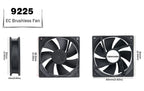 YOUNUON 60mm 80mm 90mm 120mm EC Brushless Fan AC 110V 115V 120V 220V 240V Axial Fan with Srews/Grill 6025 8025 9225 12025 12038