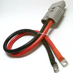 50A 120A 175A Double Pole 600V High Current Plug with 8/6/4/2AWG Silicone Cable Electric Forklift Plug Quick Charging Connector