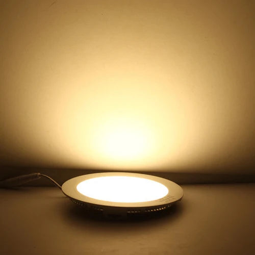 1X Ultra Thin Led Panel Downlight 3w 6w 9w 12w 15w 18w LED Round Ceiling Light Built-in AC85-265V LED Panel Light SMD2835