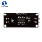 TM1637 LED Display Module for Arduino 4 Digit Tube 7 Segment 0.56 inch Time Clock Indicator Module Red Blue Green Yellow White