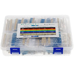 1000Pcs/lot 100 Values 1 ohm-1M ohm 1W 1% Metal Film Resistor Resistance Assortment Kit Set