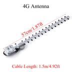 US 25dBi High Gain Dual-Band 4G/2.4G WiFi Yagi Antenna Compatible with RP-SMA/SMA Male Connectors Weatherproof with Cable
