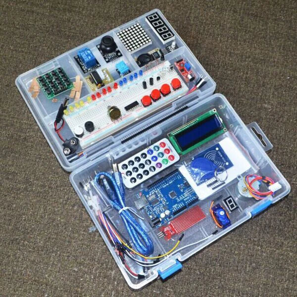Free Shipping Upgraded Advanced Version Starter Kit the RFID learn Suite Kit LCD 1602 for Arduino UNO R3