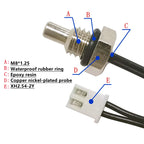 10K M8 Hexagonal Probe NTC Thermistor Temperature Sensor 1.25 Thread B3950 50/100K