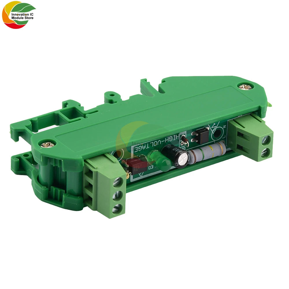 1-Bit AC 220V Optocoupler Isolation Module Voltage Sensing Board Adaptive 3-5V for PLC Isolamento Fotoaccoppiatore With Rail Die