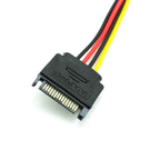 SATA Adapter PC Computer IDE 4 Pin to SATA Male Adapter Power Cable Cord 20cm SATA Cable 15Pin to 4Pin FDD Floppy