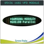 Surenoo 85.00*36.00 SAMSUNG 8-Bit Parallel IIC I2C 1602 162 16X2 VFD Display LCD Module Screen Panel 16T202DA1J
