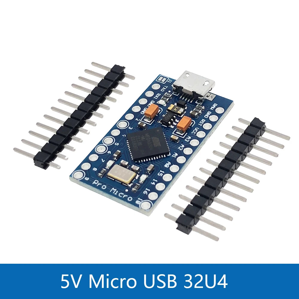 ATmega32U4 3.3V 8Mhz Pro Micro 5V 16MHz Board Module MINI/ MICRO/Type-C USB For Arduino/Leonardo Controller Replace Pro