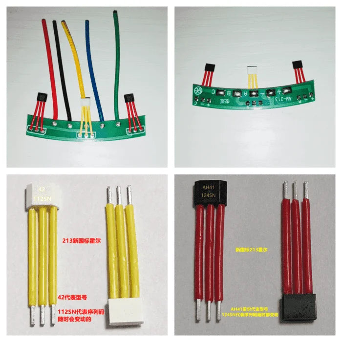 5pcs 213 Positive Wave Motor New Electric Vehicles 213 Brushless DC Motor Hall Sensor N602 4601 Hall Elemets With Board Cable