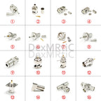 BNC Male Female RF Coax Connector Aapter for RG316 RG58 Cable Straight Right Angle Welding Terminal PCB Mount NEW Wholesale