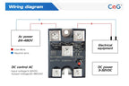 CG NC And NO SSR 10A 25A 40A DA Normally Closed And Normally Open Single Phase DC Control AC SSR-10DA 25DA NC Solid State Relay