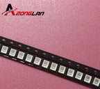 100PCS/lot SMD LED 2835 Yellow 0.2W 2.0-2.6V 580-590NM PLCC-2 SMD/SMT 2V 3.5*2.8*0.8MM 60Ma 3528 2835 led