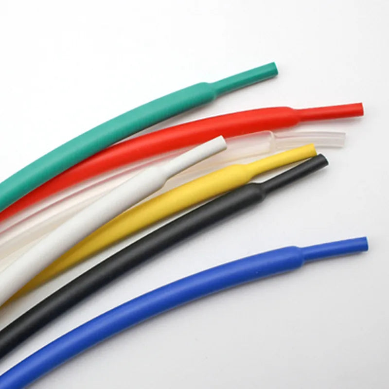 1M 3:1 Ratio Dual Wall Heat Shrink Tube Thick Glue Shrinkable Tubing Adhesive Lined Wrap Wire Kit 1.6/2.4/3.2/4.8/6.4/7.9/mm