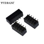 5Pcs Pitch 1.27mm SMD Double Row Pin Header Female PCB Connector 1.27 mm Pinheader Socket 2x3/4/5/6/7/8/10/12/15/20/30/40/50Pin