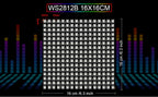 1-10Pcs WS2812B RGB Flexible 16x16 8x32 256Leds Pixel Panel Matrix Screen Led Module WS2812 IC ECO Individually Addressable DC5V