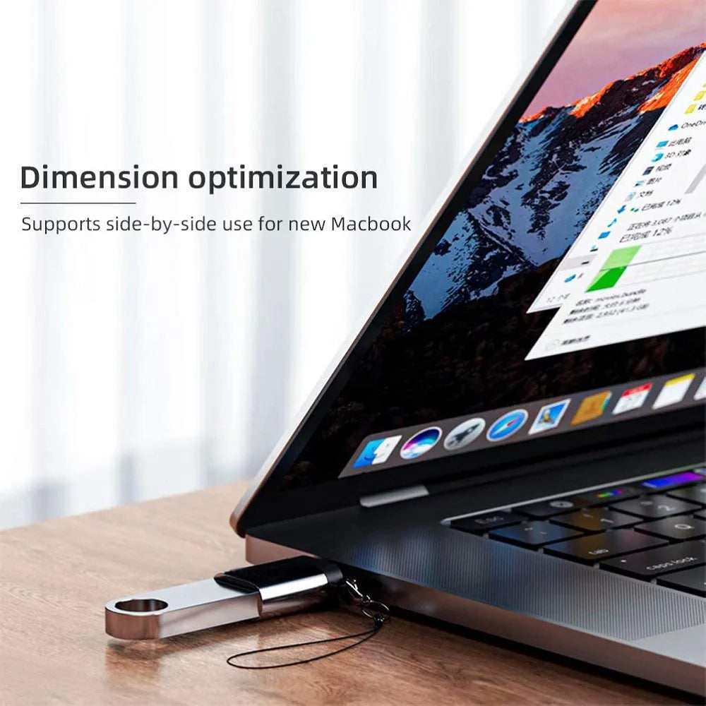 1/2PC Type C To USB 3.0 OTG Adapter USB C Male To USB Female Converter For Laptop Macbook Samsung Xiaomi USB C OTG Connector