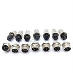 1 pcs GX16 2P 3P 4P 5P 6P 7P 8 9 10 Pin Male  Circular Aviation Connector GX 16 Socket & Plug Aviation Wire Panel Connectors