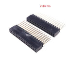 5PCS PC104 2.54mm 2x10P/16P/20P/25P/32P/40Pin Female Stacking Header Connector Dual Row 2x20P for Control Motherboard Interface