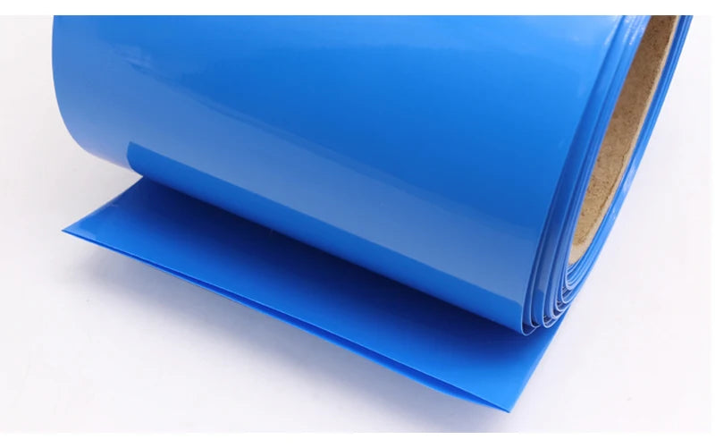 2/5m Width 23 ~ 80mm 18650 Lithium Battery Heat Shrink Tube Li-ion Wrap Cover Skin PVC Shrinkable Film Sleeves Insulation Sheath